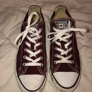 Maroon Converse